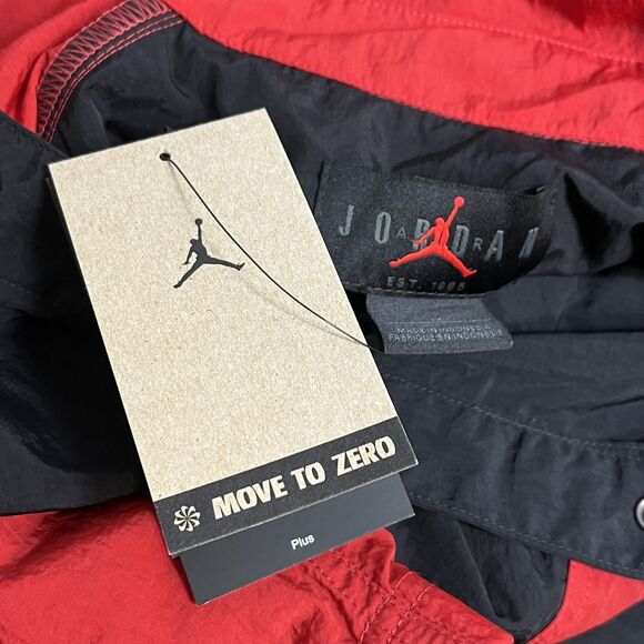 Jordan Jumpsuit Womens 1X Red Black One Piece Coveralls Move To Zero DJ2628-636 - Picture 6 of 13